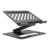 Port Connect Adjustable Stand + Dock Type-C to 1 x RJ45|2 x USB3.1 Gen1|2 x HDMI 4k@60Hz|1 x Type-C|PD85W|SD& Micro SD Reader