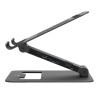 Port Connect Adjustable Stand + Dock Type-C to 1 x RJ45|2 x USB3.1 Gen1|2 x HDMI 4k@60Hz|1 x Type-C|PD85W|SD& Micro SD Reader