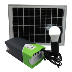 GIZZU 10W Solar Panel Lighting Kit