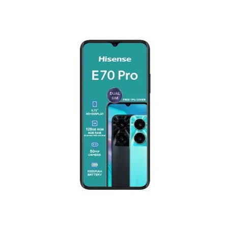 Hisense E70 Pro 6.75" 8GB 128GB 50MP Camera Blue Smart Phone