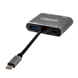 Gizzu 4-in-1 Type-C to HDMI/VGA/USB3.0 Hub