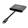 Gizzu 4-in-1 Type-C to Dual HDMI Hub