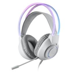 Redragon SCREAM Over-Ear RGB Gaming Headset – White