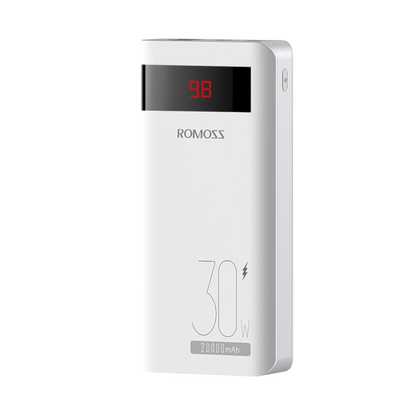 Romoss Sense 6PS Pro 20000mAh 30W Fast Charge Power Bank – White Romoss Sense 6PS Pro 20000mAh 30W Fast Charge Power Bank – White