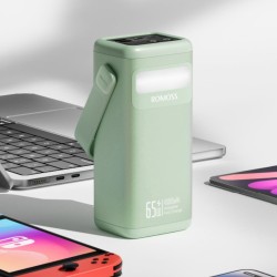 Romoss PMT40 EZCarry Pro 40000mAh 65W Fast Charge Power Bank – Green