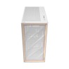 Antec FLUX Mid-Tower E-ATX Gaming Chassis Wood Front Panel – White