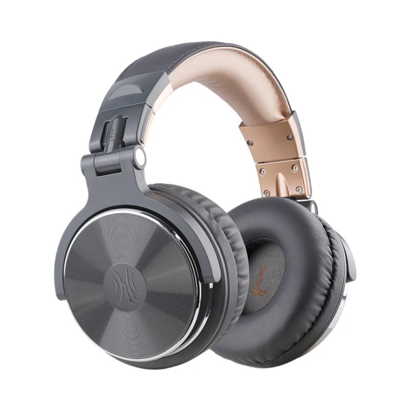 Oneodio Pro 10 Professional Wired Over Ear DJ and Studio Monitoring Headphones – Grey/Gold Oneodio Pro 10 Professional Wired Over Ear DJ and Studio Monitoring Headphones – Grey/Gold