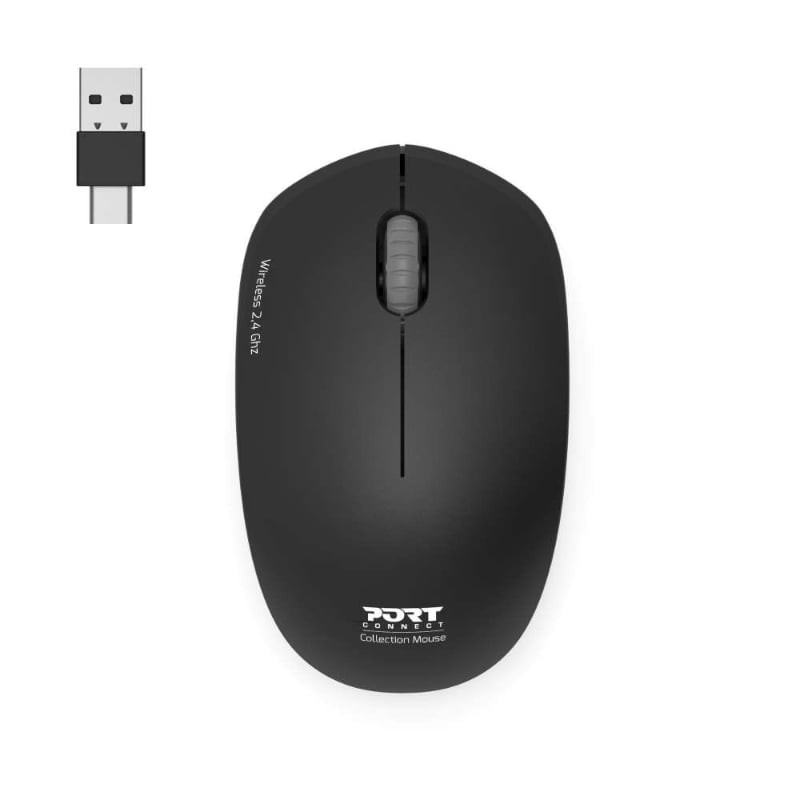 Port Wireless Mouse Collection Black