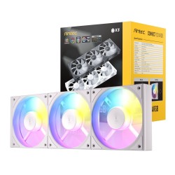 Antec Connect 120 ARGB PWM Fan 3 Pack – White