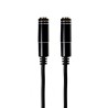 Gizzu 3-Pole Audio Splitter Cable – Black