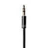 Gizzu 3-Pole Audio Splitter Cable – Black