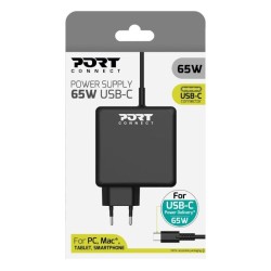 Port Connect Type-C 65W Universal Notebook Adapter