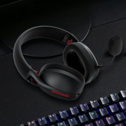 REDRAGON Over-Ear IRE BT5.2 Wireless Gaming Headset – Black