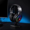 REDRAGON Over-Ear PANDORA USB (Power Only)|Aux (Mic & Headset) RGB Gaming Headset – Black