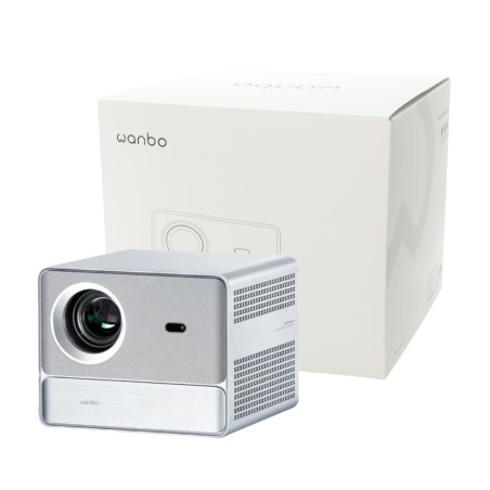 WANBO DAVINCI 1 PRO 1080P 650ANSI Android 11 Smart Home Theatre Projector – Silver